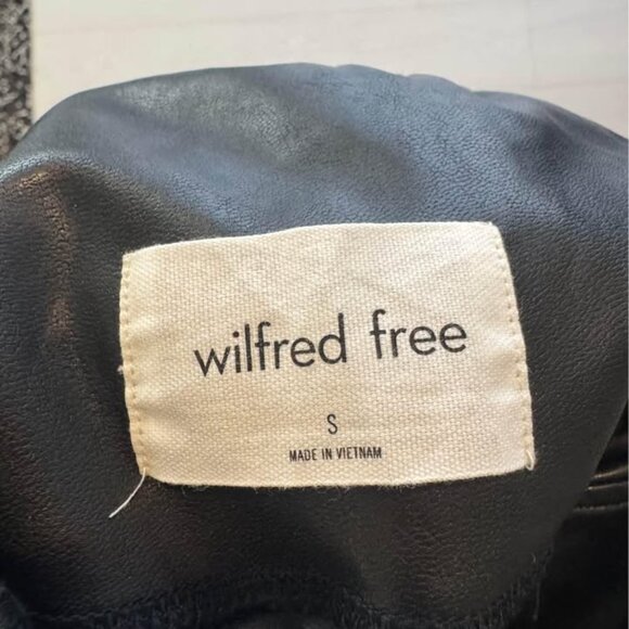 Wilfred Free Daria Pant High-waisted UnReal Leather leggings - Picture 3 of 4